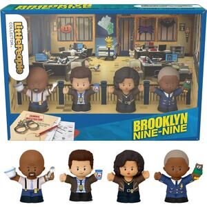 New Little People Brooklyn Nine-Nine Collector Set Jake Terry Rosa Captain Holt